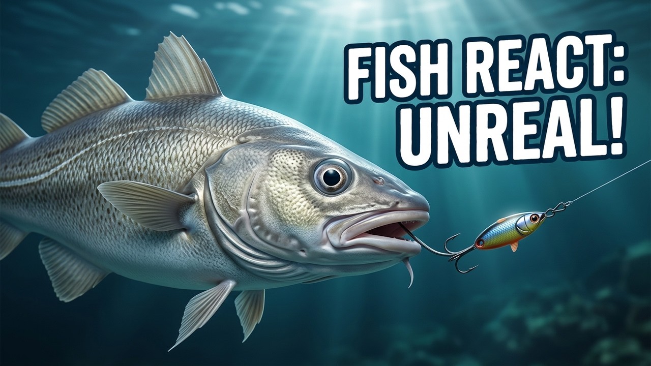Fishing Lure in Action - Watch Fish React Underwater