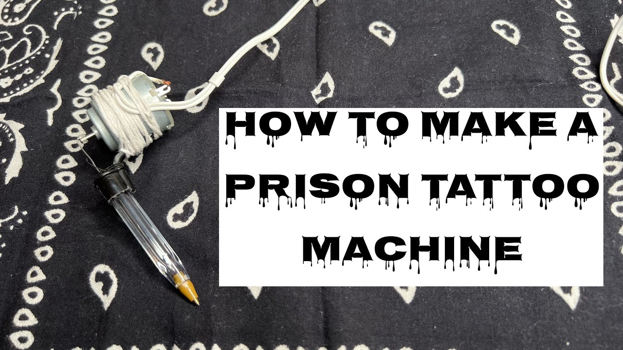 How To Make A Prison Tattoo Machine (California Style)