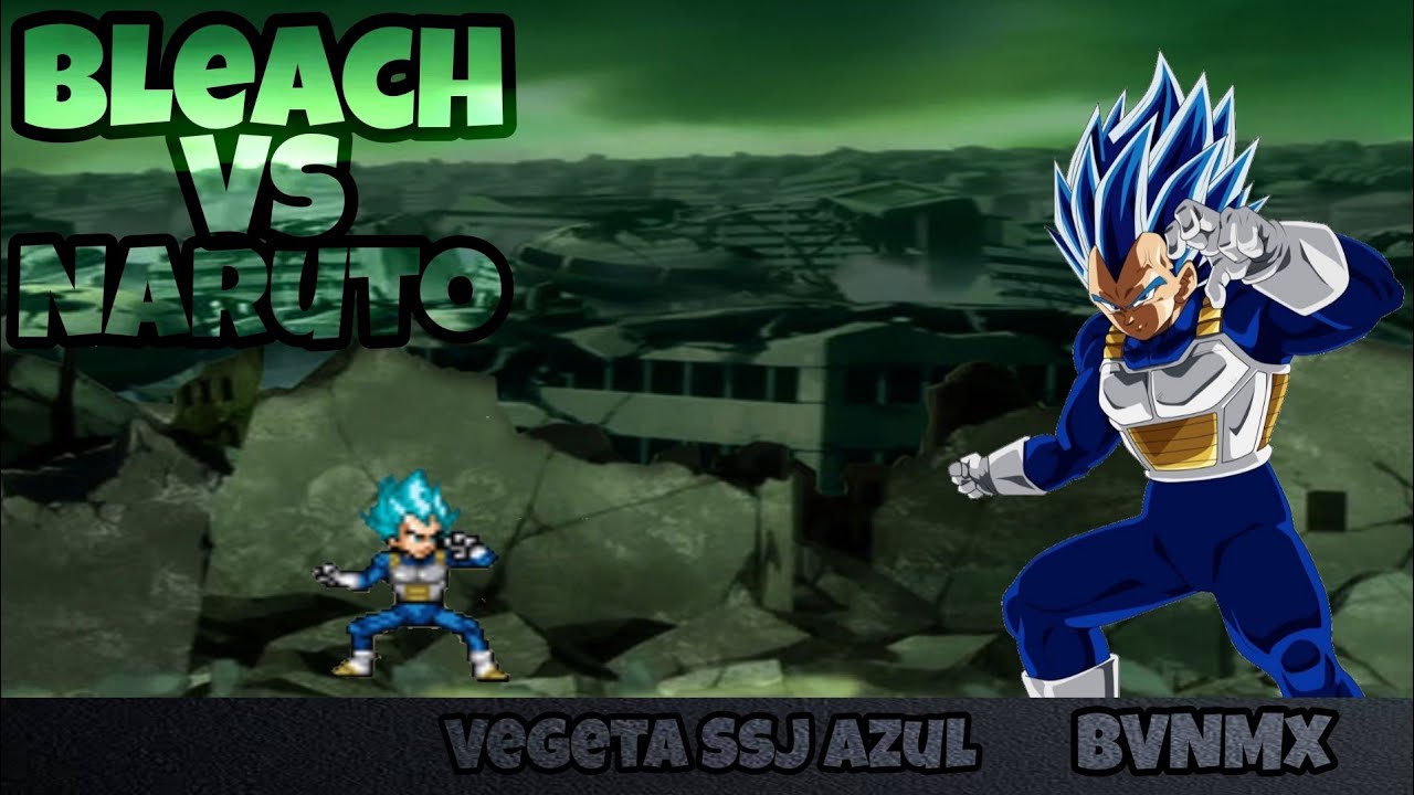 Vegeta Ssj Azul | Mugen Char Jus (Bleach Vs Naruto) #BVNMx #bleachvsnaruto