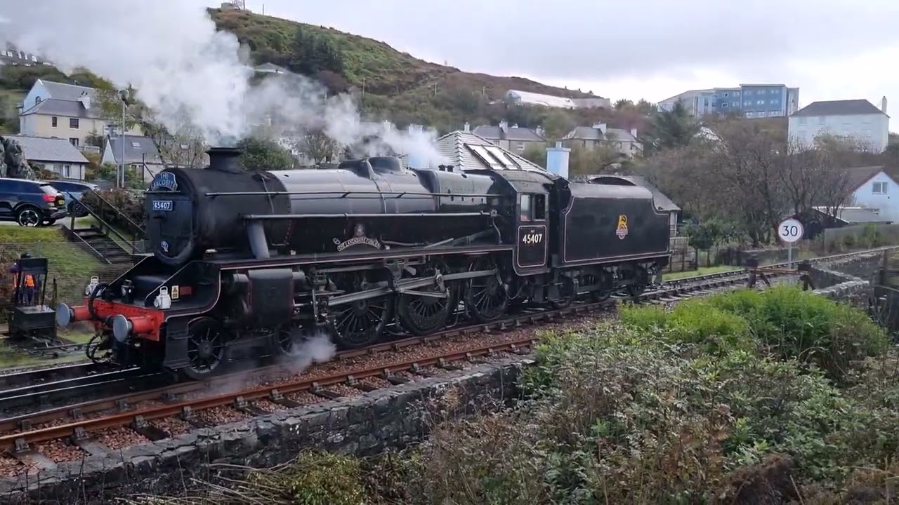 Fort William and Mallaig, West Highland line Steam and Diesels October 2024