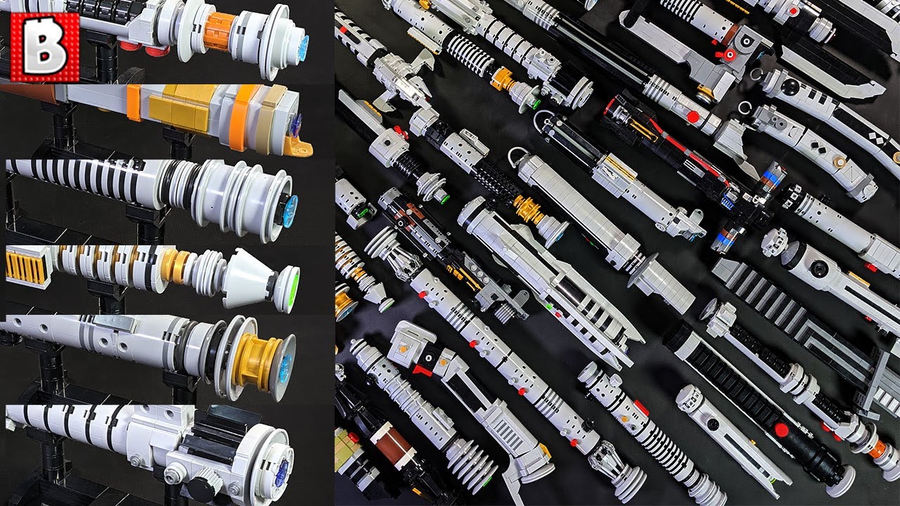 40+ LEGO Lightsabers! 6 New Custom Models | Ki-Adi-Mundi, Shaak Ti, Mara Jade, Kyle Katarn + MORE!