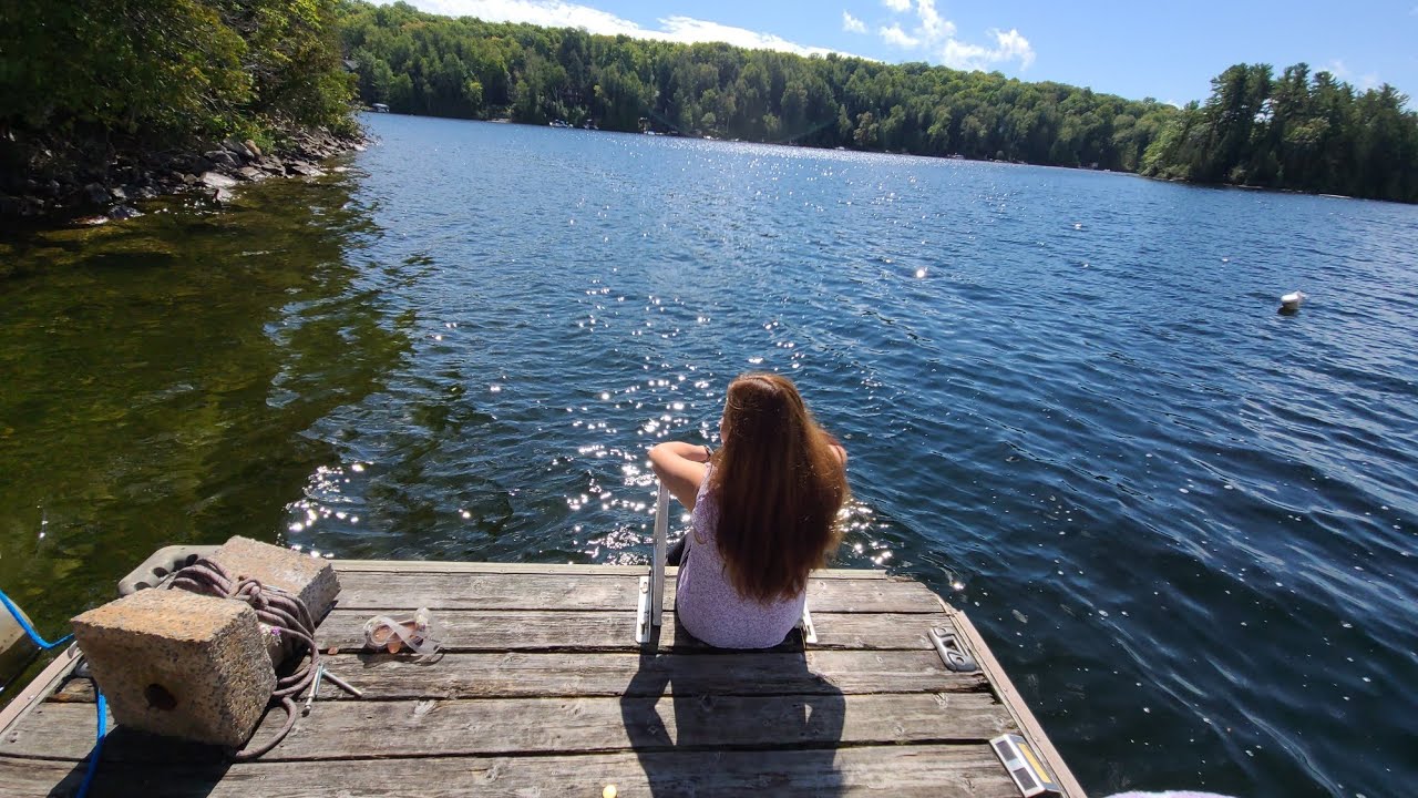 Breathtaking View of Gull Lake in Highlands of Haliburton, Ontario Canada