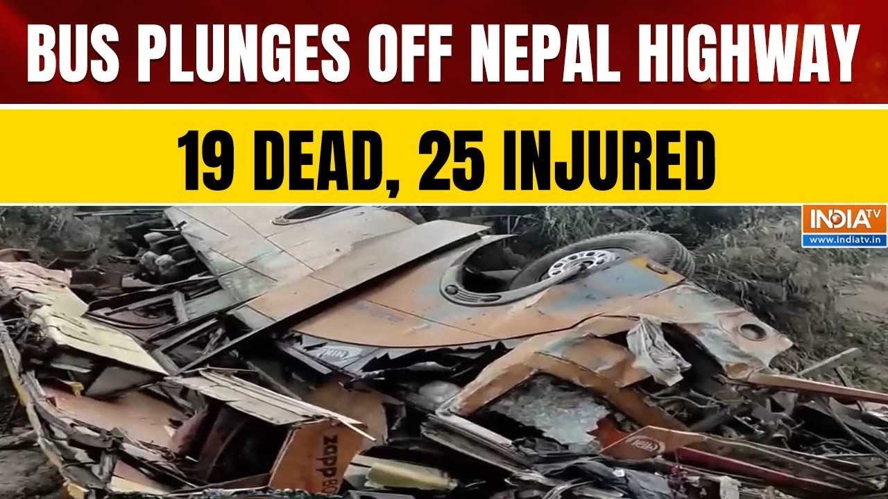 Nepal Highway Horror: Packed Bus Falls, Leaving 19 Dead and 25 Injured | World News