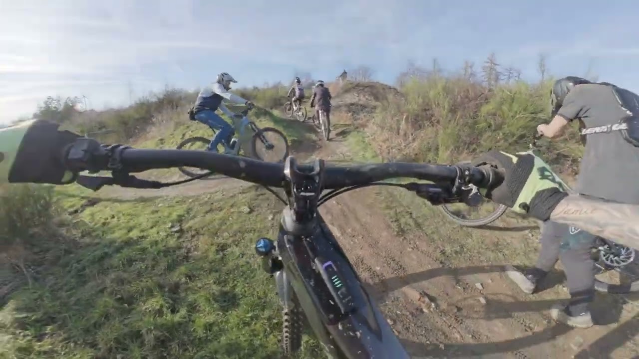 Das erste mal Bikepark Dimb mit e Bike und die Jungs 