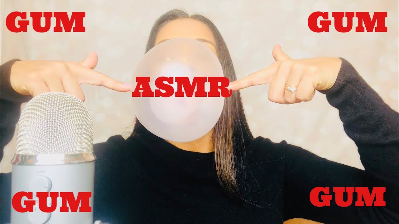Allie ASMR 🍓Chewing Big League Chew🍓