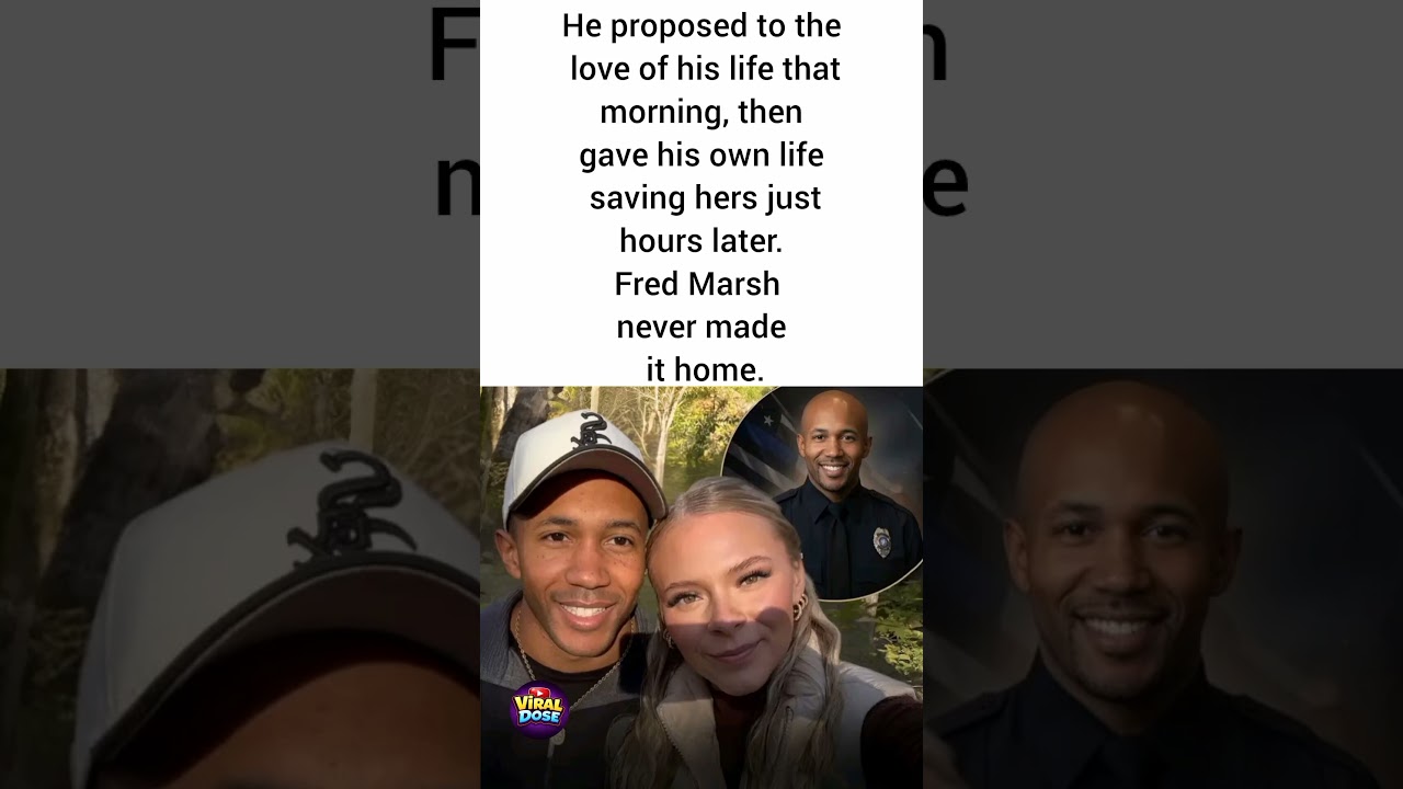 He proposed in the morning, then gave his life to save hers. #LoveAndLoss #NeverForget #BraveHeart