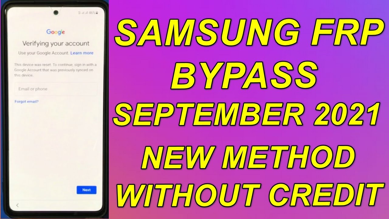 Samsung FRP Bypass September 2021 Patch Android11| Free Bypass Tool