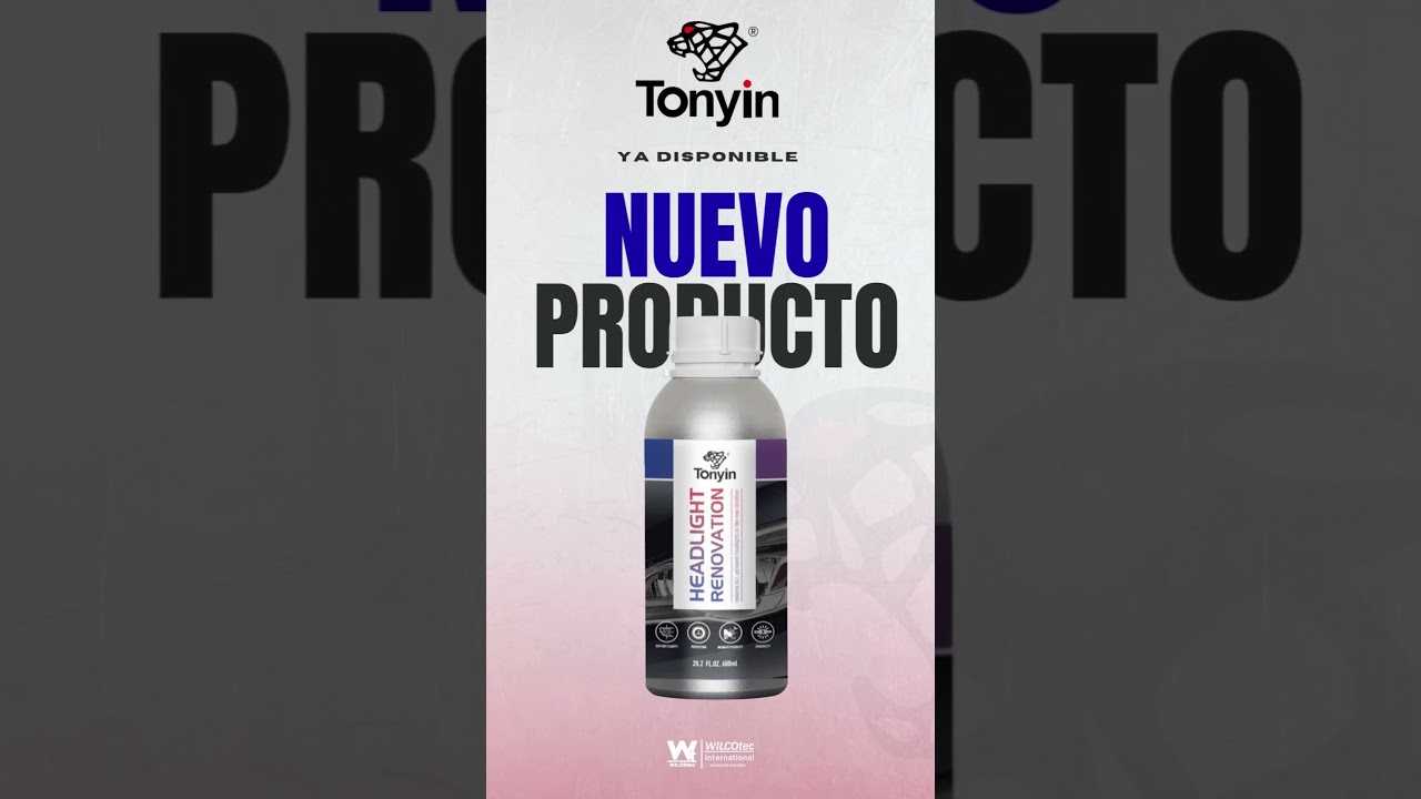 Tonyin TD11B Headlight Renovation, el kit profesional para restaurar faros opacos #tonyin #detailing