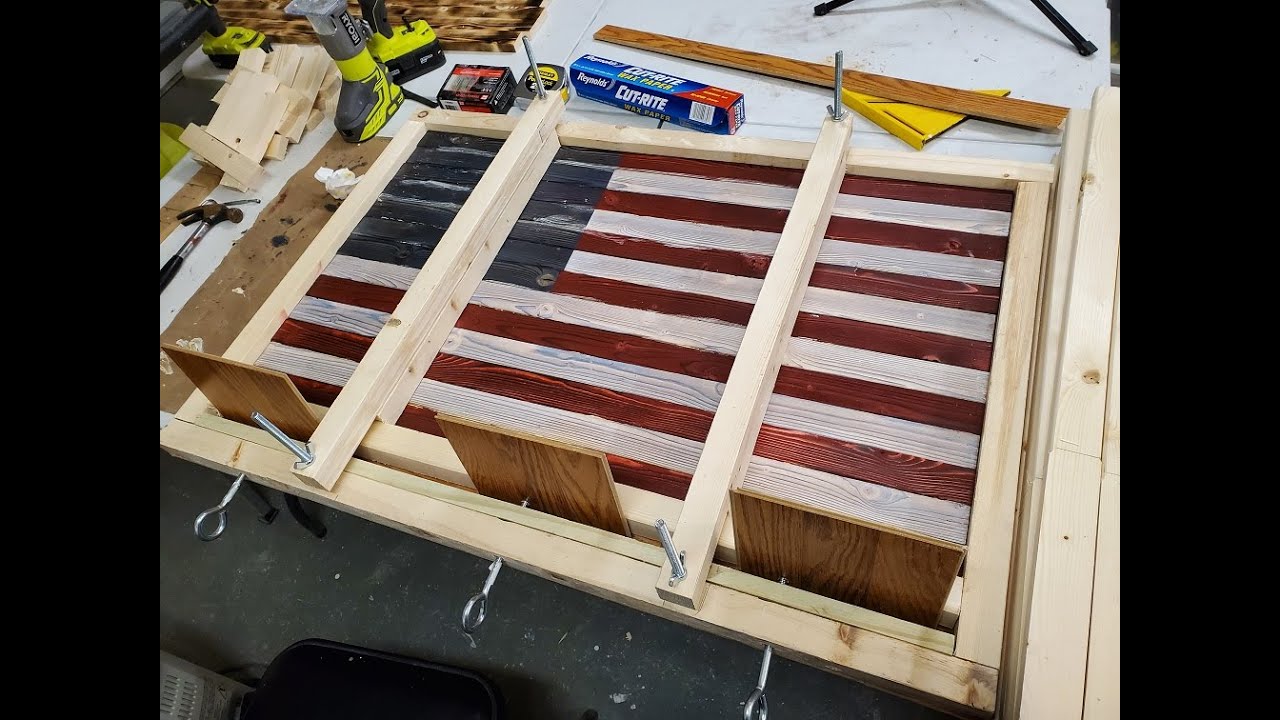 Making a Simple Clamping Jig for Wooden American Flag $25