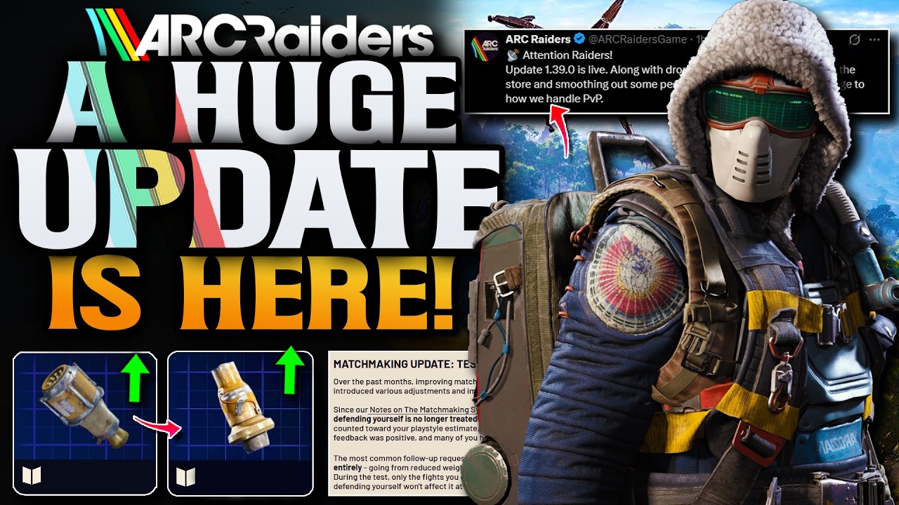 ARC Raiders HUGE New Update! New Skin & Changes!