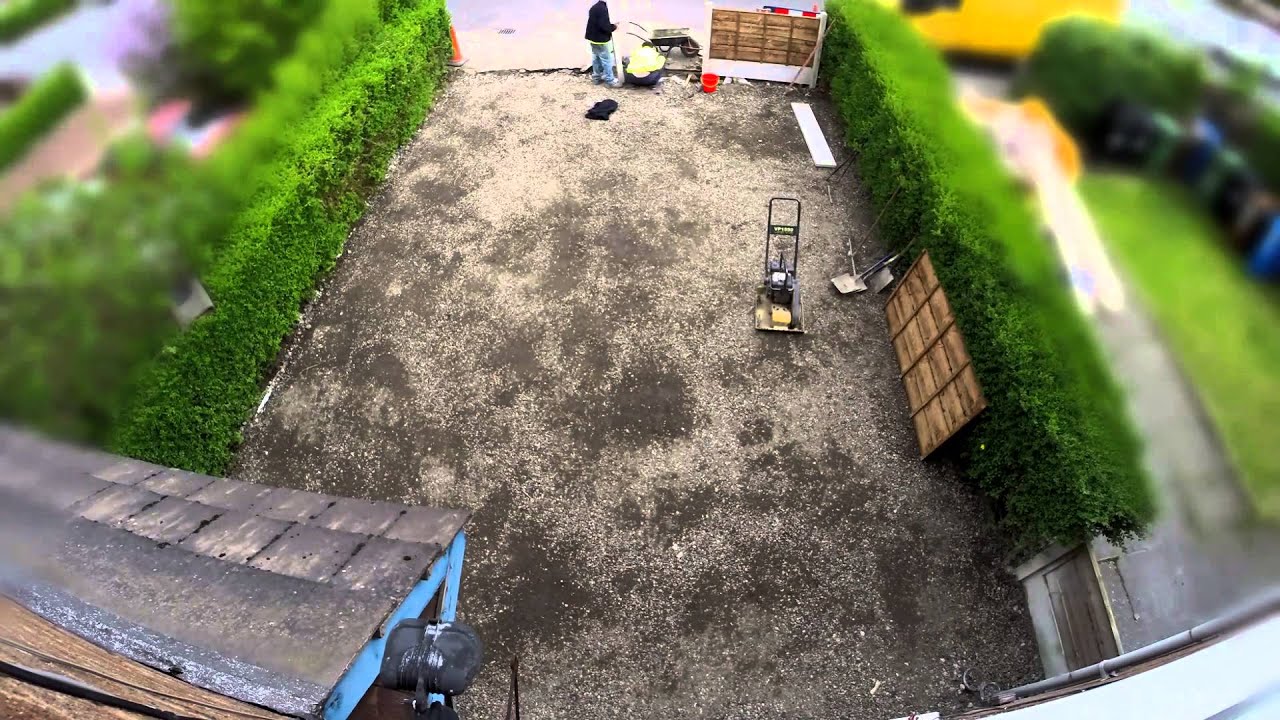 New Block Driveway Timelapse