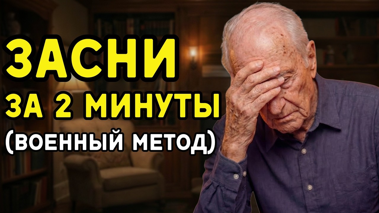 Мне 103 года... Вот как я быстро засыпаю (Метод №5 — Армейский метод)