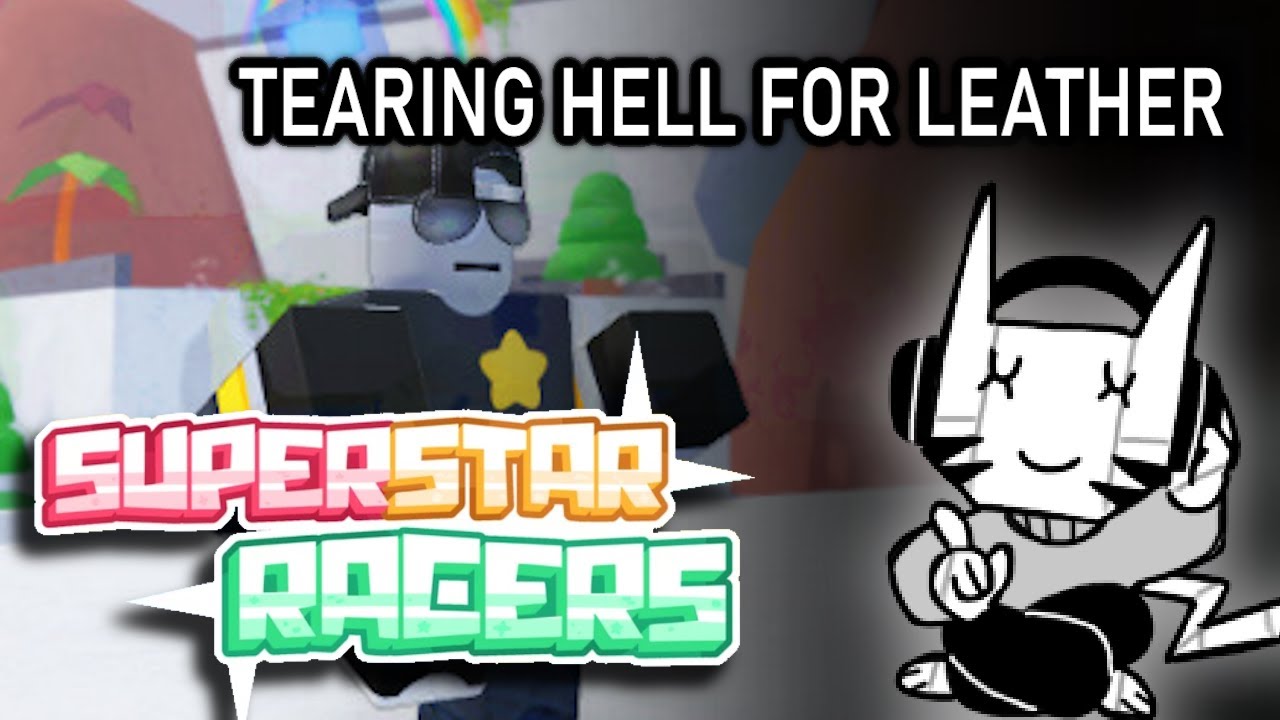 Superstar Racers OST - TEARING HELL FOR LEATHER | simple visualizer