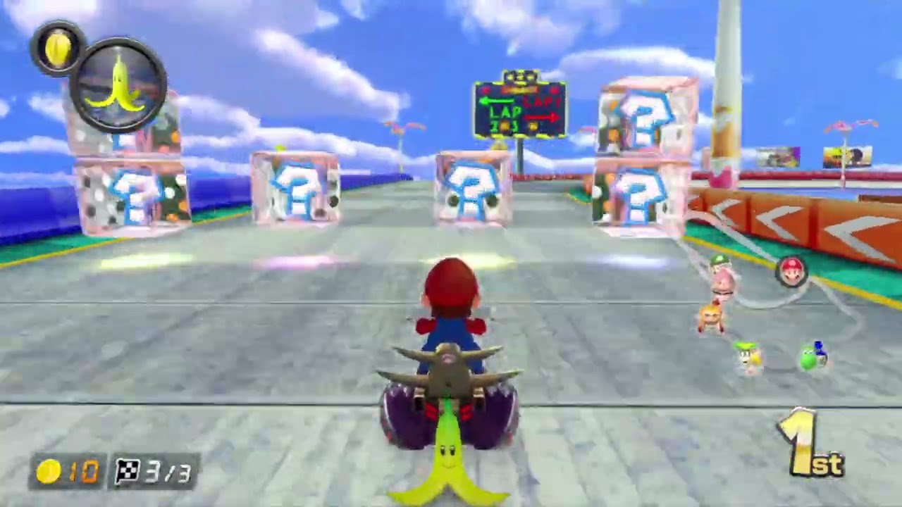 Mario Kart 8 Deluxe: Custom Track - GP Mario Highway/Mario Beach