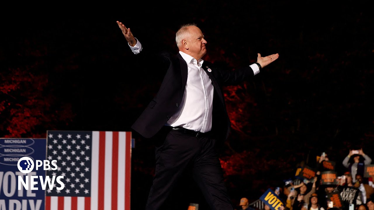 WATCH LIVE: Walz holds campaign rally in Asheville, North Carolina