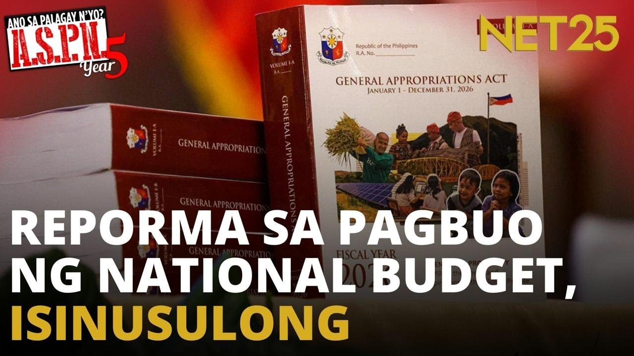 Bottom-up-Budgeting, isinusulong sa pagbuo ng national budget | ASPN