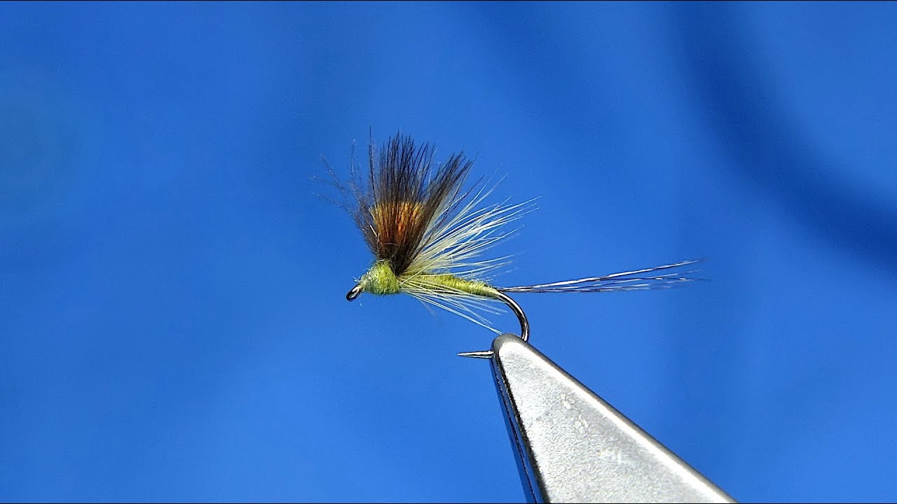 Tying a Hi Vis Pale Evening Dun by Davie McPhail