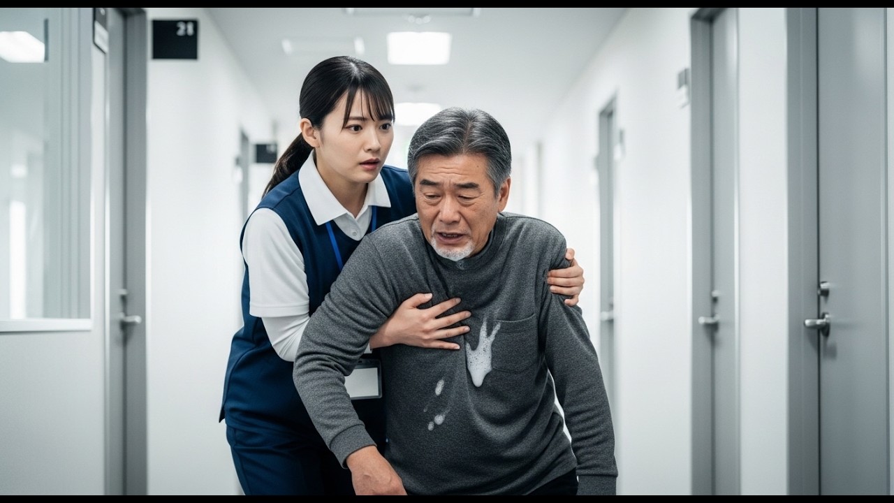 廊下で倒れた老人を助けクビになった中卒社員。翌日、黒塗りの高級車が現れて…