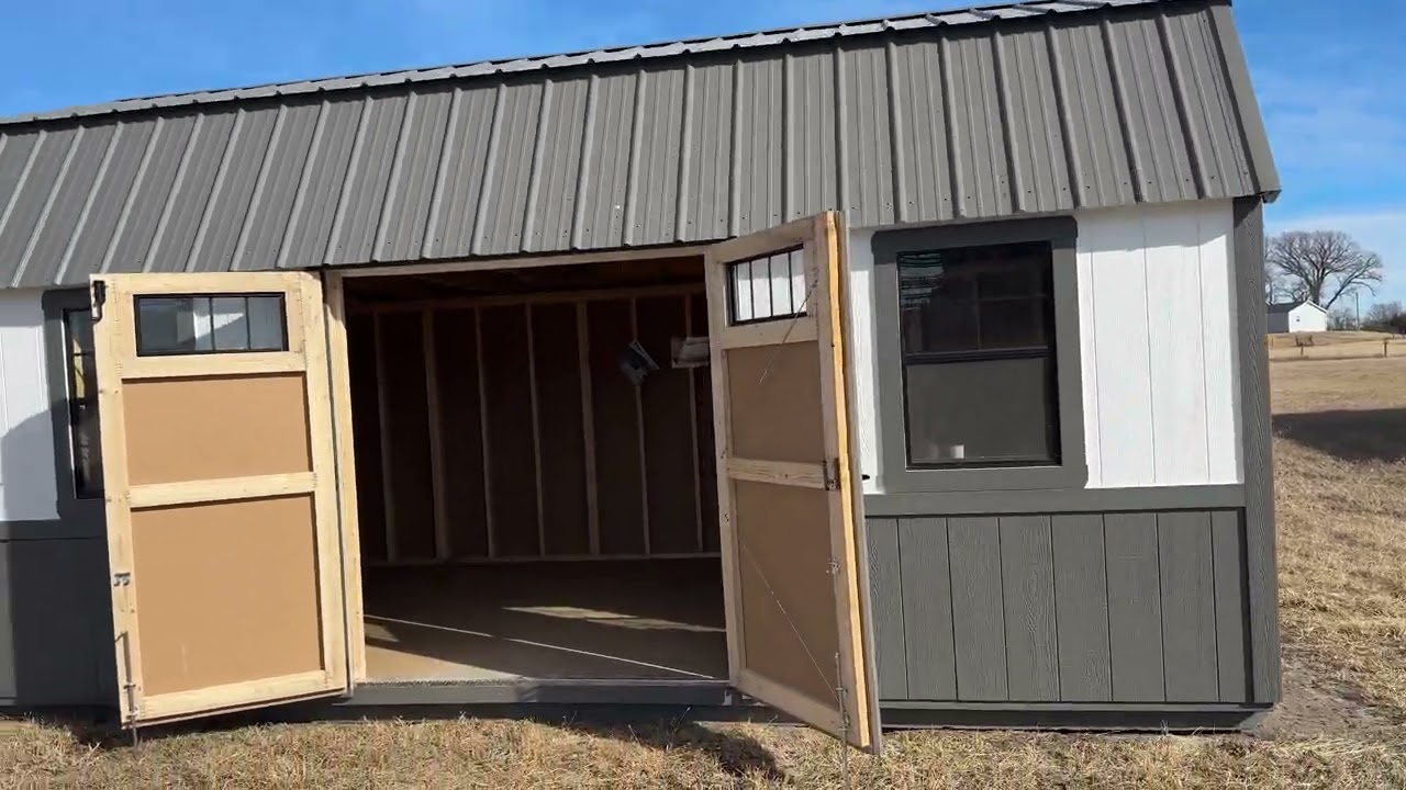 Lofted Garden Shed by NE Sheds - Atkinson Nebrasaka