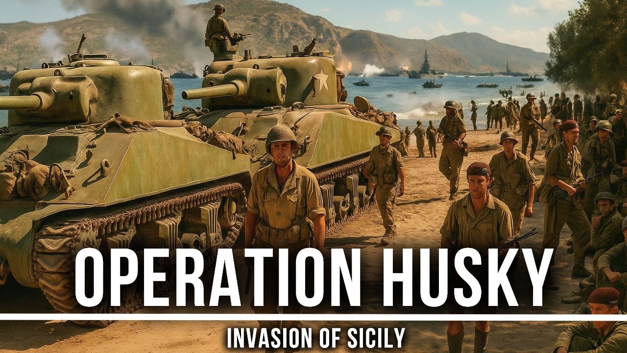 Fall Asleep To | The ENTIRE Operation Husky | Invasion of Sicily 1943 | WW2 War Documentary