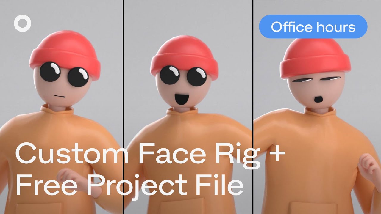 Custom Face Rig for Mocap + Free C4D Project File I Office Hours