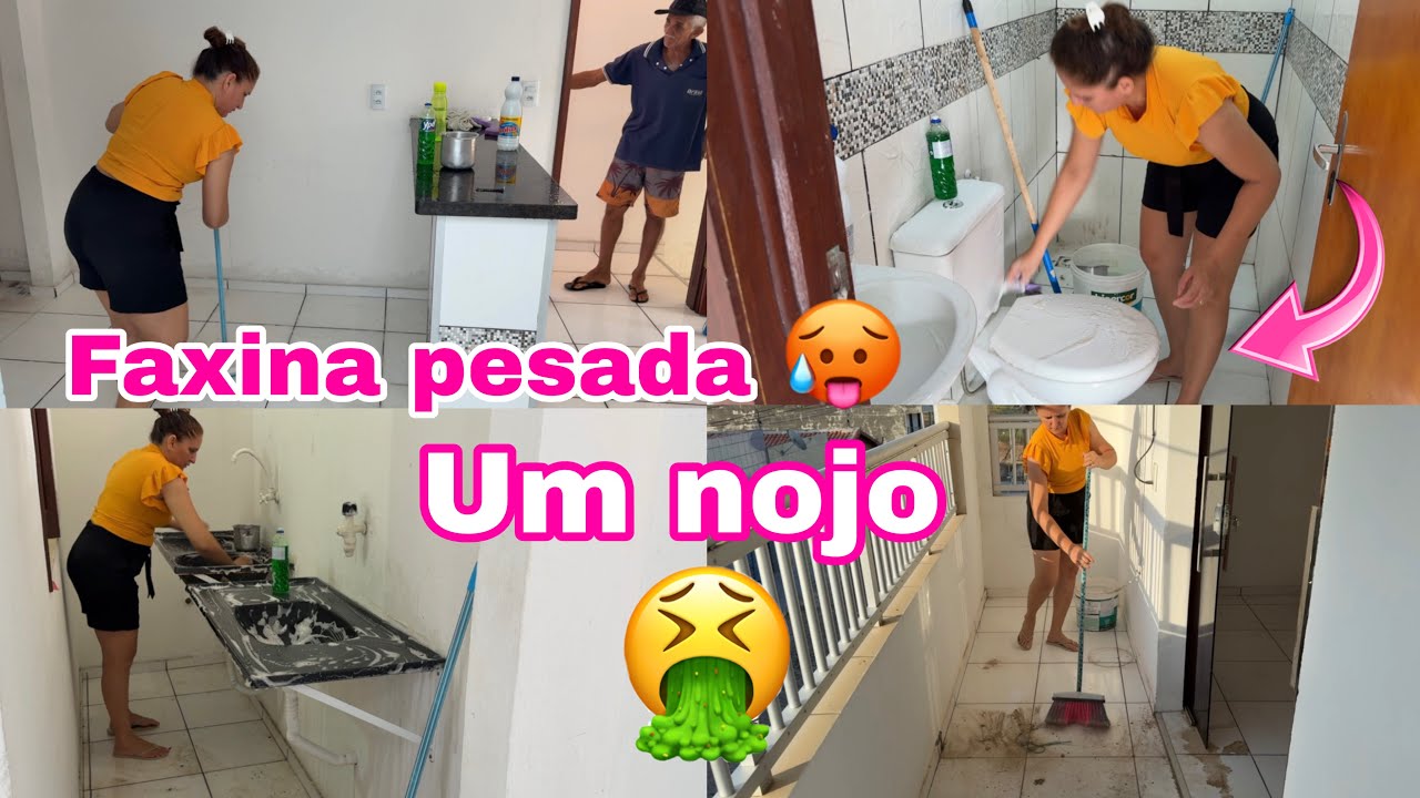 MEUS PAIS❤️VÃO SE MUDAR🏡FAXINA PEASADA NA NOVA CASA🏡PARTE 1🥰TAVA UM NOJO🤮MUITA SUJEIRA😩LAVAMOS TUDO🪣