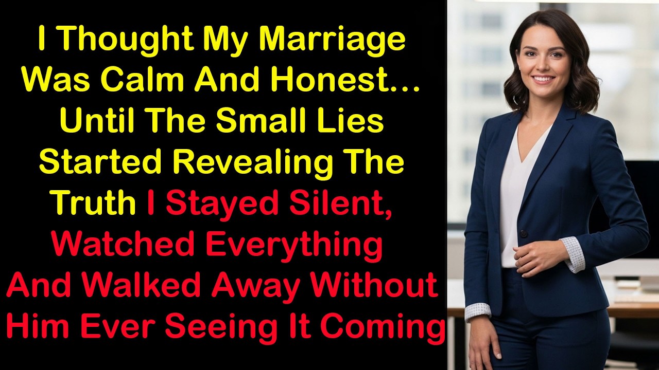 “The Silence I Chose: How I Quietly Walked Away from a Marriage Built on Lies”
