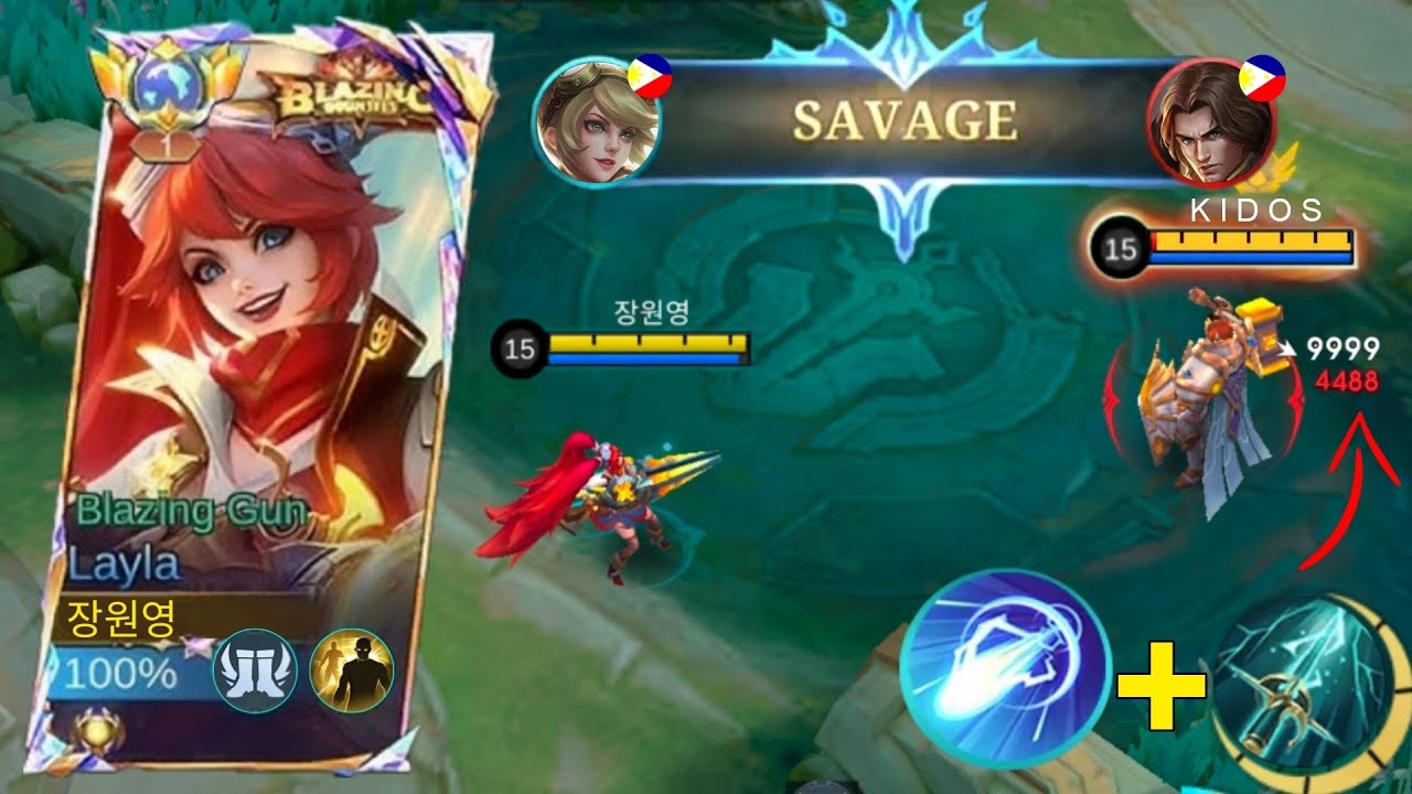SAVAGE+25KILLS!! LAYLA NEW ONESHOT BUILD "SKY PIERCER" IS HERE!!🤯 (9999 TRUE DAMAGE)