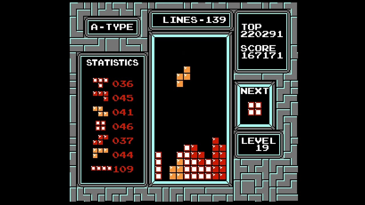MY FIRST LEVEL 29 (w/ Game Genie) | #tetris #nes #nestetris #gamegenie