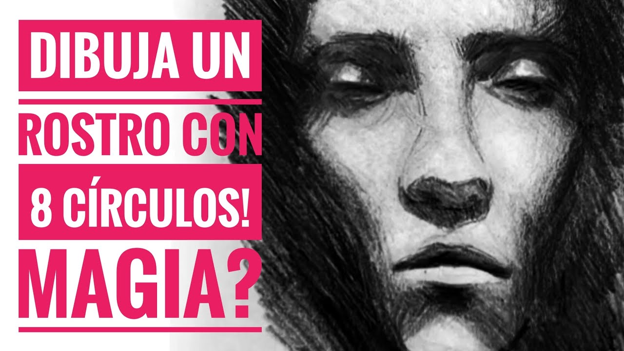 Masterclass de RETRATOS. DIBUJA un ROSTRO con 8 CÍRCULOS! Magia? 😳 (2 tutoriales en un video)