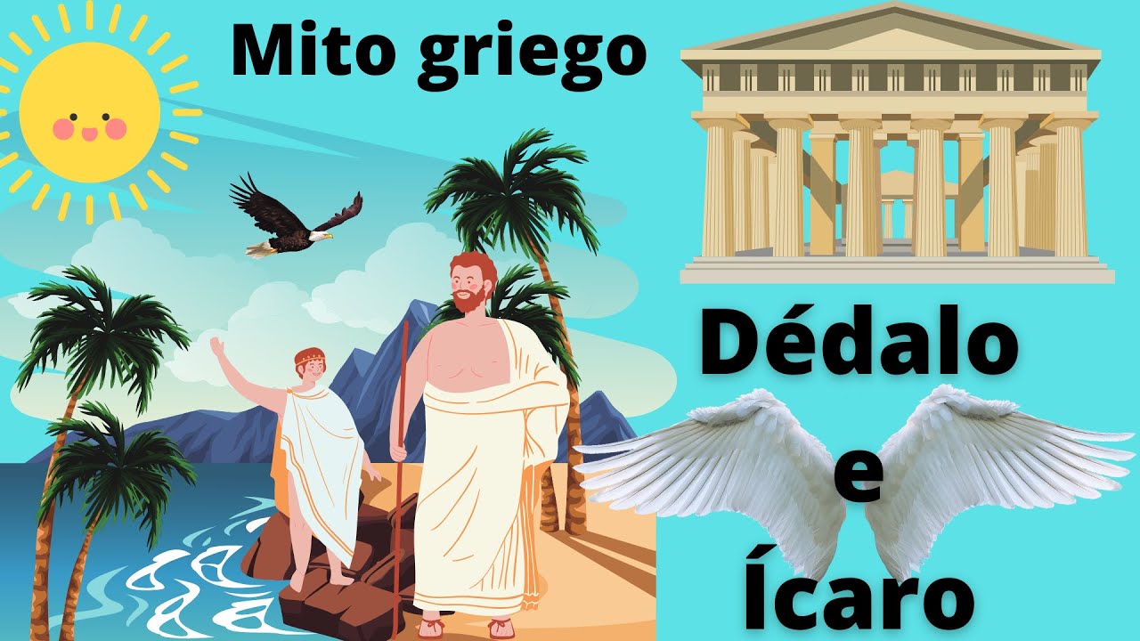 CUENTOS CORTOS - DÉDALO  E  ÍCARO - MITO GRIEGO