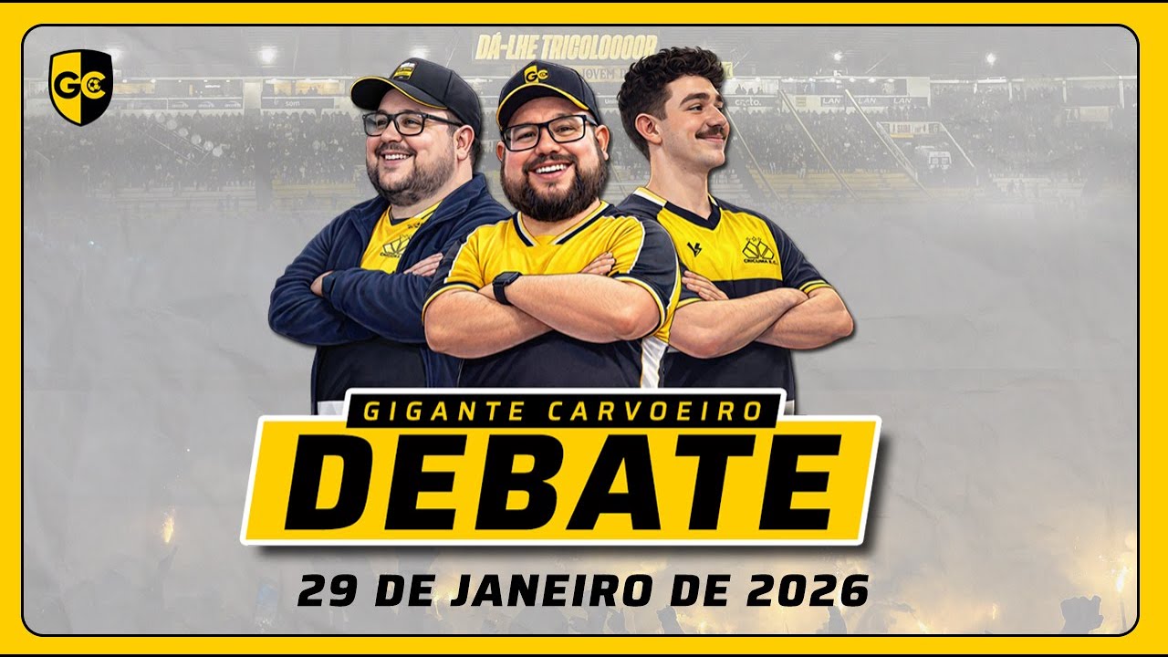 GIGANTE CARVOEIRO DEBATE  #3  |  29/01/26  |  AO VIVO  ⚫️⚪️🟡