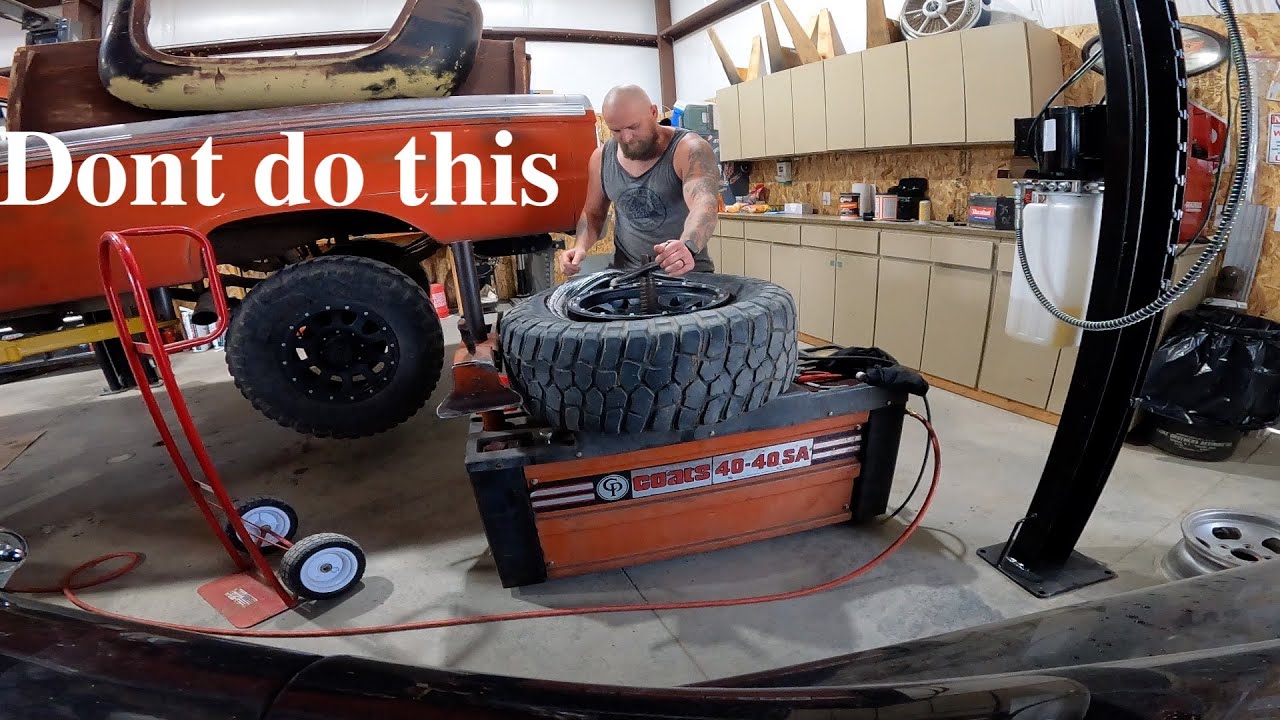 How to NOT mount a tire. Coats 40-40sa