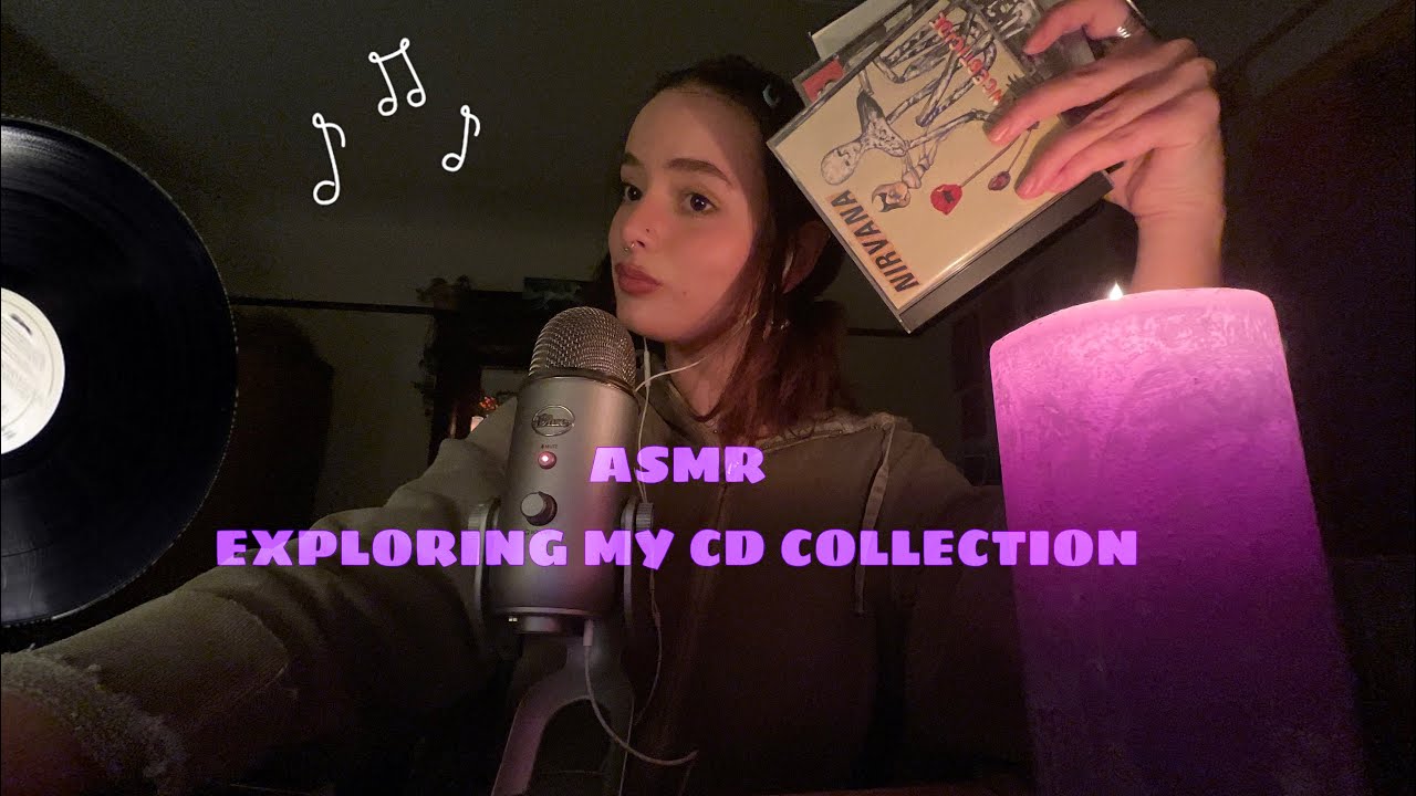 ASMR Exploring My CD Collection💽