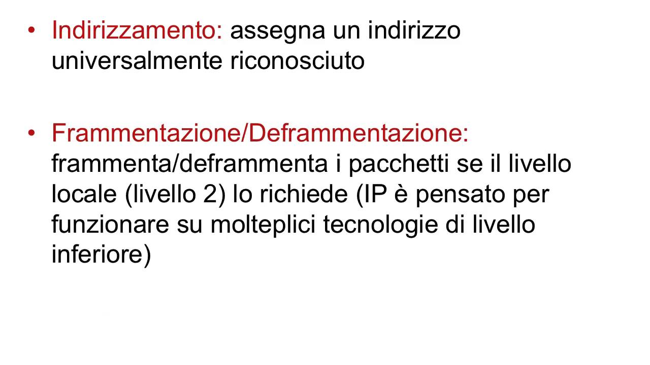 Livello di Rete: IP e ICMP