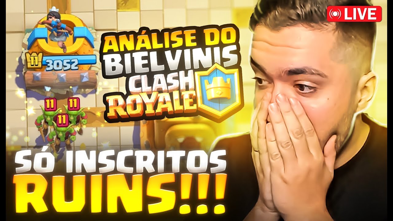 ULTIMO DIA DE MEGAESTRATÉGIA + PUSH e ANALISANDO INSCRITOS!  - clash ao vivo