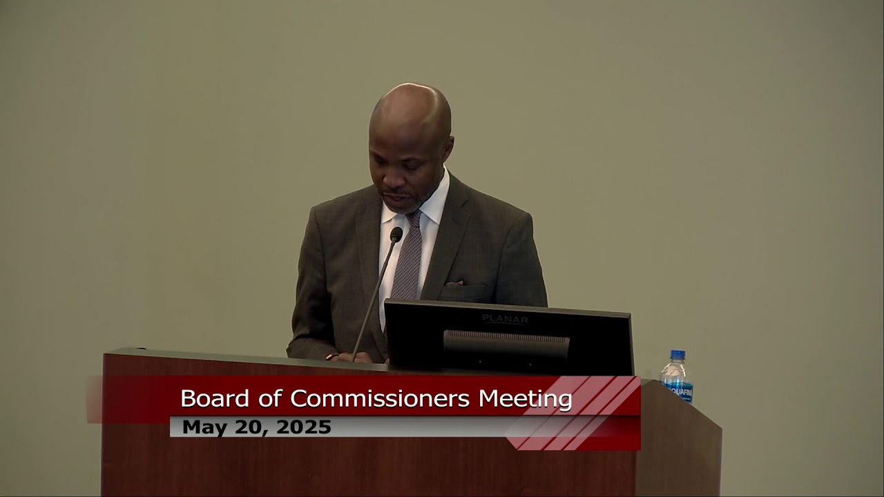 Board of Commissioners Meeting- May 20, 2025
