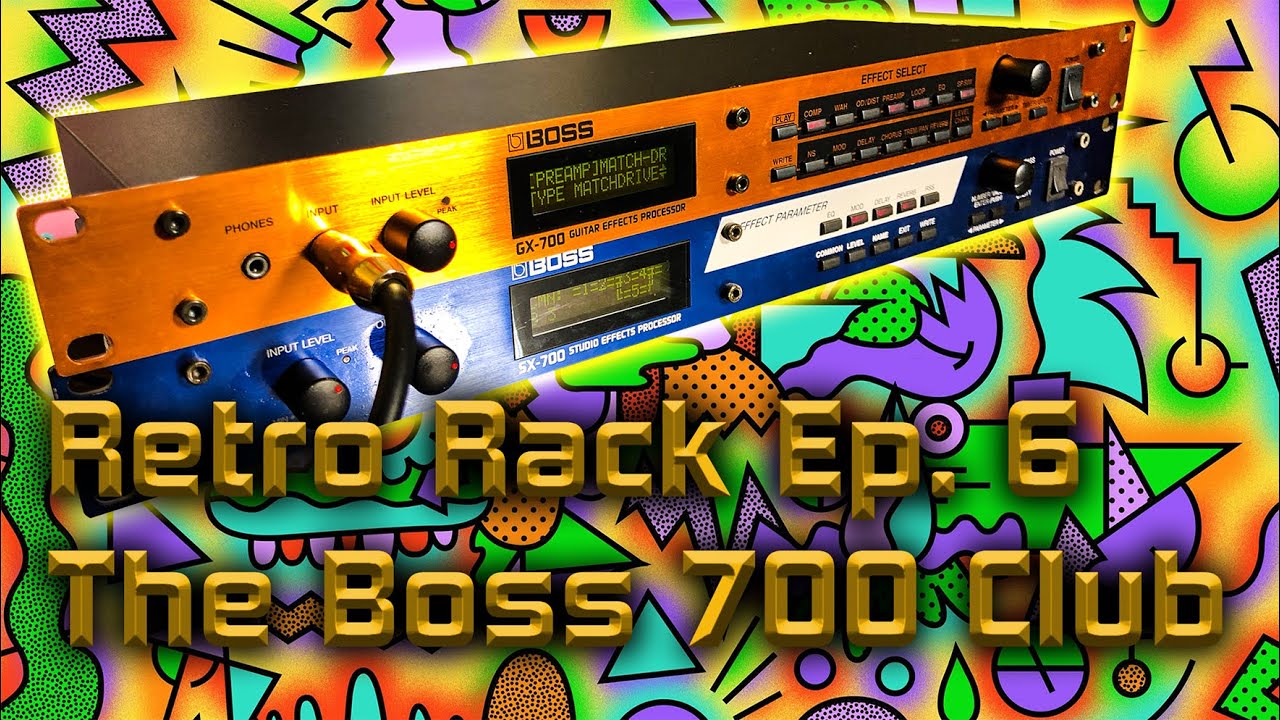 Retro Rack Ep 6 Boss GX-700 и SX-700 (НЕ МЕТАЛЛИЧЕСКАЯ ДЕМОНСТРАЦИЯ)