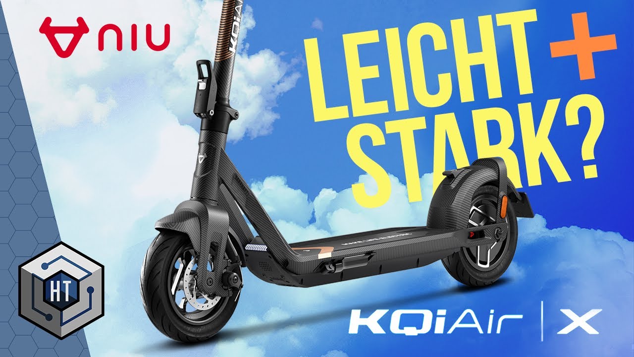 NIU KQi Air | X: Ultraleichter E-Scooter aus Carbon im XXL Test (REVIEW)