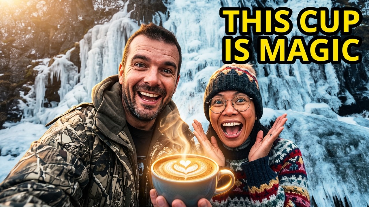 The Magic of Coffee in a Frozen Wonderland | Icelandic Falls
