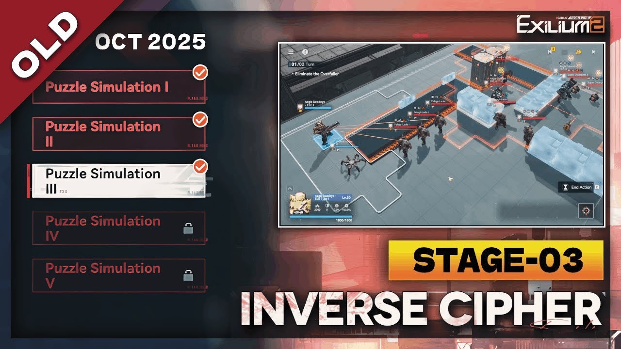 *SEASON 7* INVERSE CYPHER STAGE-3 (YP-1-3) SOLUTION | OCTOBER 2025 [ GIRLS' FRONTLINE 2: EXILIUM ]