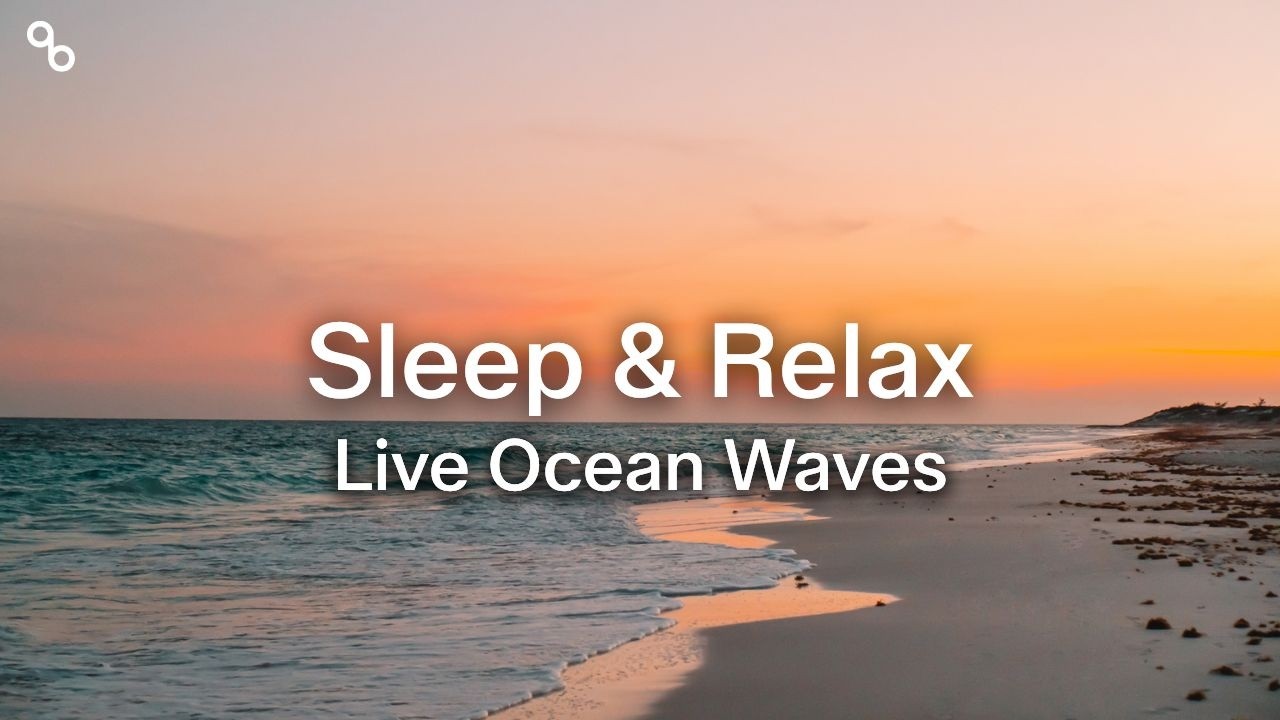 LIVE: Gentle Ocean Waves 🌊 Nature White Noise for Sleep & Anxiety