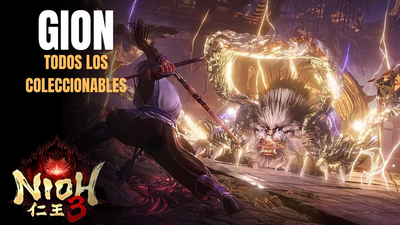 GION | Consigue TODOS los COLECCIONABLES | Nioh 3