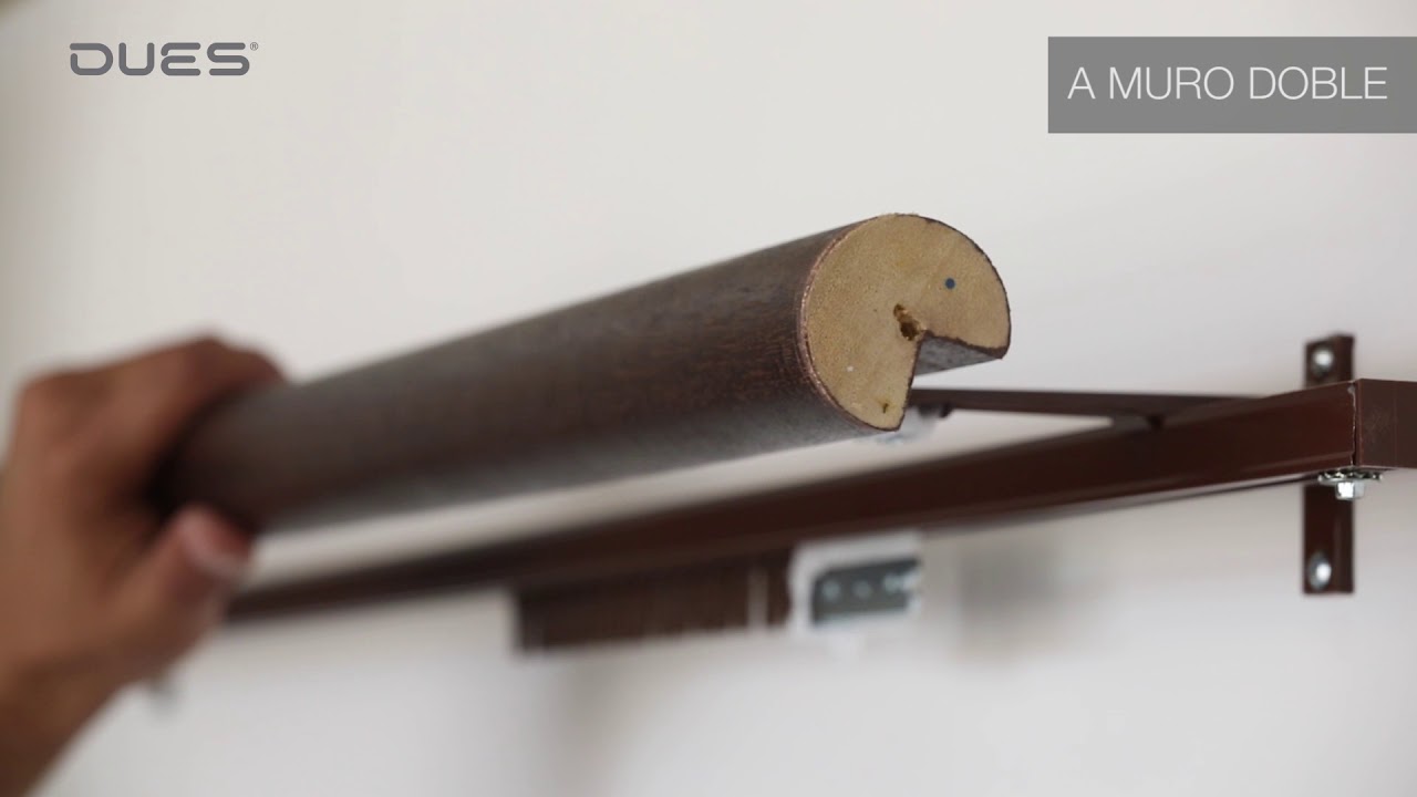 INSTALACIÓN CORTINERO DECORATIVO DE MADERA