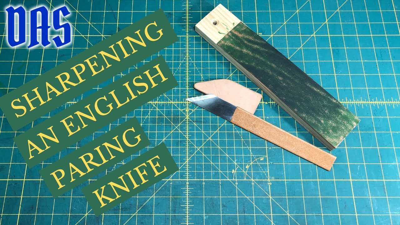 How to Tune and Sharpen a New English Style Paring Knife // Adventures in Bookbinding