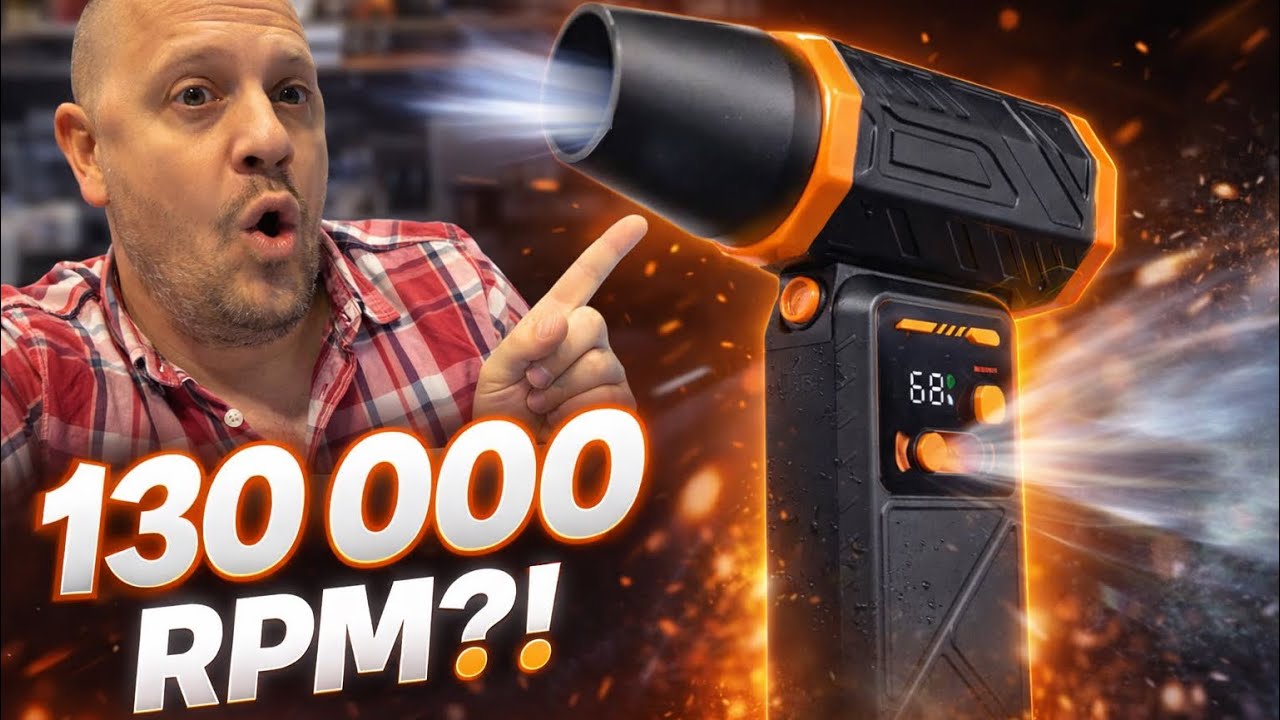 130 000 RPM?! 😱 Test TURBO dmuchawy Fiizreal H28 (SZOK!)