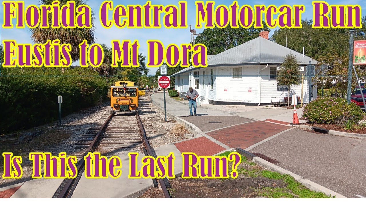Florida Central Railroad Motorcar Run | December 5, 2025 | Eustis to Mt Dora (Full Run)