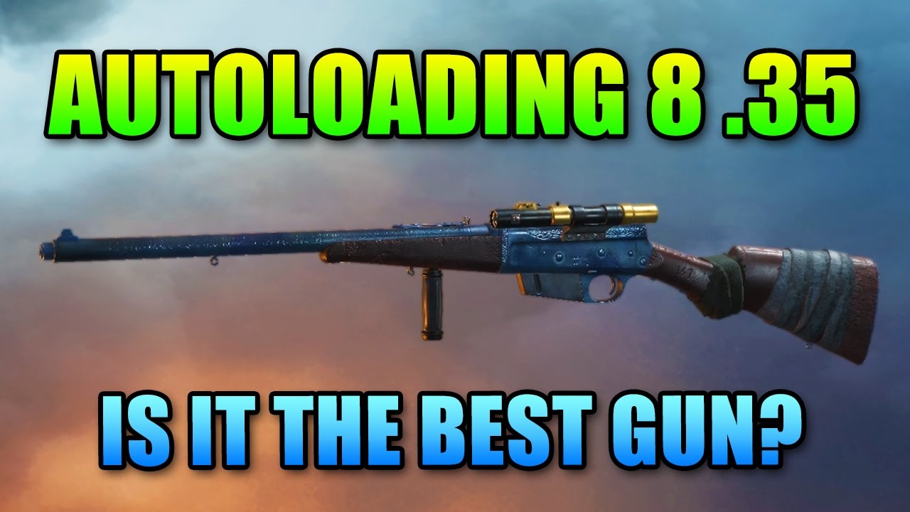 Autoloading 8 .35 Marksman - Is It The Best? | Battlefield 1 Medic Gun