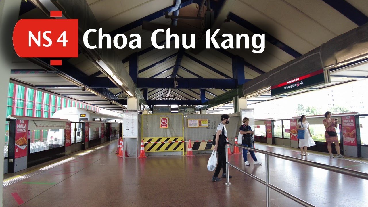 NS4 Choa Chu Kang MRT Station: Exit A to Platforms | Singapore Walking Tour
