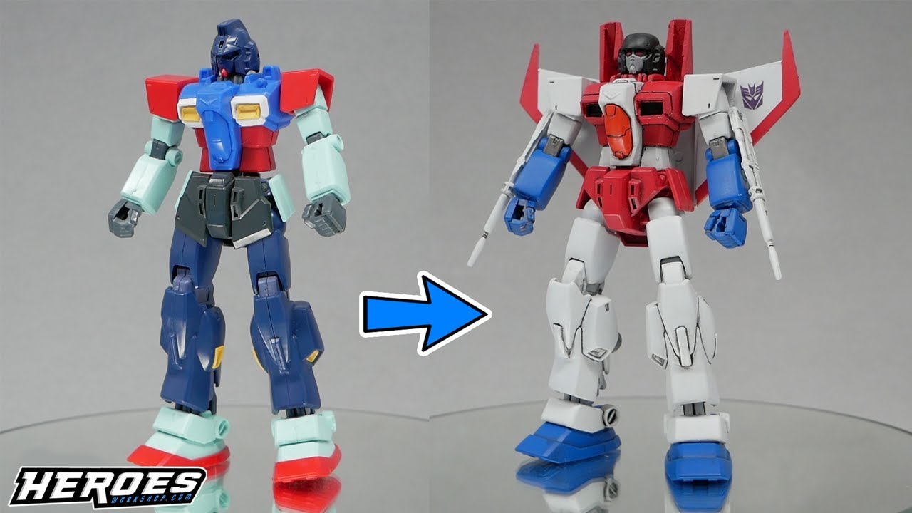 Starscream Gunpla Kit Bash -Transformers G1